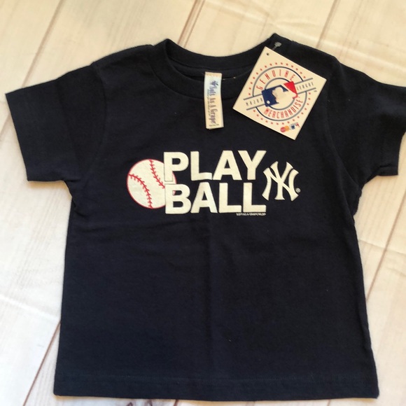 MLB Other - Youth NY Yankees Soft as a Grape T Shirt Navy Size 2 Genuine MLB Merchandise NWT
